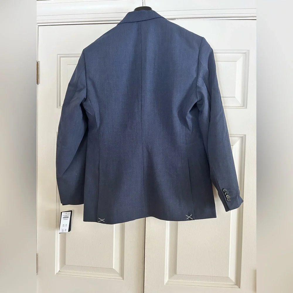 The A&F Collins Blazer Size 38 Regular, Color: Navy Texture - Picture 2 of 8